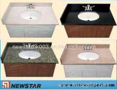 Different Finish Vanity Tops