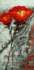 Flower Vase Oil Painting
