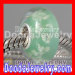 european glass charms green