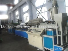 Cylindrical drip irrigation pipe production line