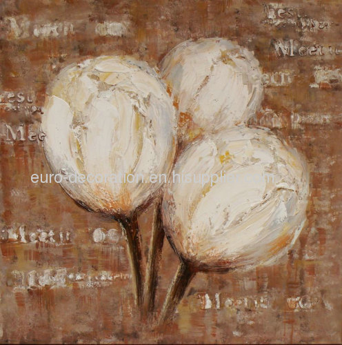 Flower Oil Paintings On Canvas