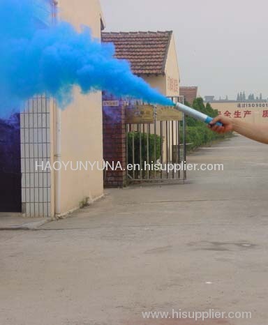 Marine hand-held colored smoke signals