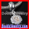 european Style Digit Charms Dangle Number 9 Bead with CZ Stone