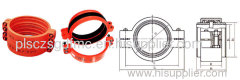 Foring clamp flexible pipe joint