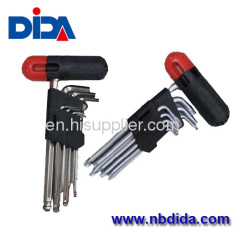 Allen wrench hand tool T-handle hex key set