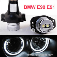 Super white LED angel eyes for E90/E91