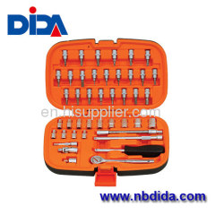 57PCS Coated chrome socket tool sets