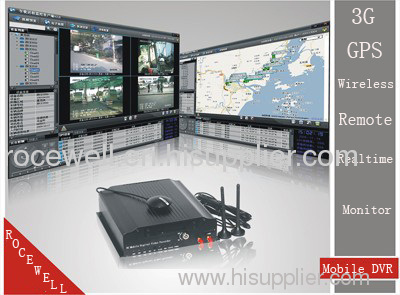 3G GPS 4CH Realtime H. 264 Remote Wireless Monitor Mobile DVR EXW Inter-Conversation (RC-8004H3C-1)