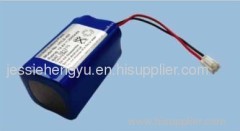 Rechargeable li-ion battery pack 14.4V 2000mAh, with Sanyo cells