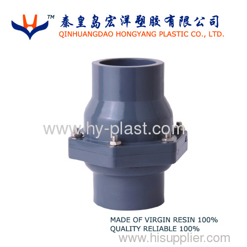 plastic swing check valve