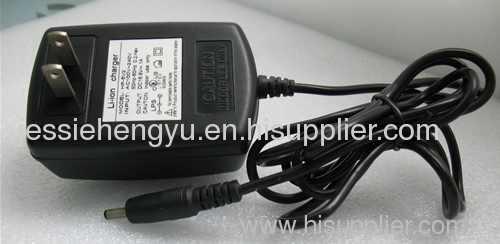 Li-ion Battery Charger; 12.6V 1A battery charger