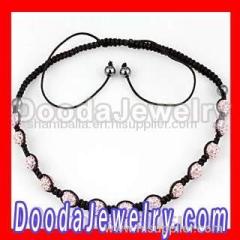 Hip hop shamballa necklace wholesale