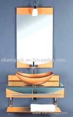 tempered glass vanities