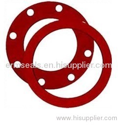 Molded silicone rubber gasket