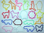 120 X Silly shape Rubber Bandz Bracelet Crazy Bands New