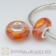 european Style Fimo Beads With Sterling Silver Core Fit european Bracelet Jewelry