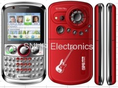 Model Q9 qwerty quadband mobile with TV Three sim cards