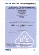 VDE certification for holland plug insert