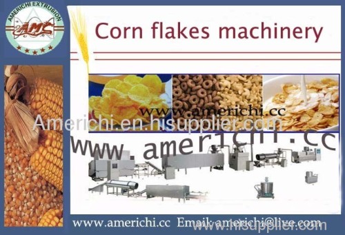 Crispy corn flakes machine