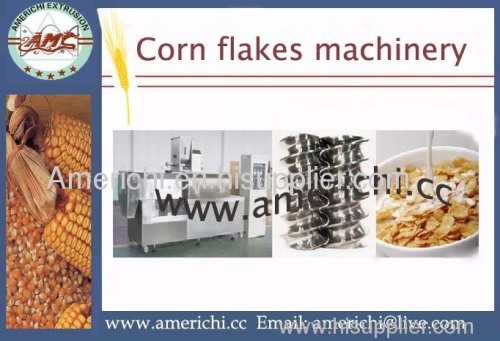 Corn flakes food making machine