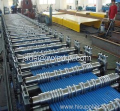 Colored Steel arc plate forming machine