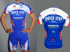 2011sublimated pro cycling team kit.quick step