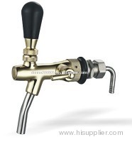 Yellow plated compensator beer tap