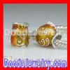 925 Sterling Silver Charm Beads Enamel Goldfish european Compatible