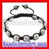 Wholesale cheap Shamballa bracelet with pave crystal beads