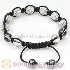 Wholesale cheap Shamballa bracelet with pave crystal beads