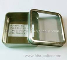 TIN BOX WITH PVC