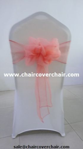 white weddhing spandex chair cover