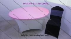 spandex table cover