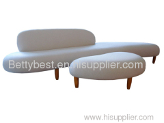 Noguchi Freeform Sofa and Ottoman