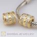 gold plated european style beads