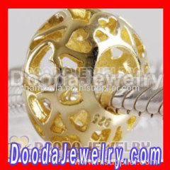 wholesale european gold beads