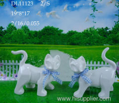 Hotsale ceramic cat for garden dec