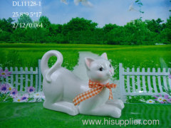 Porcelain ceramic cat