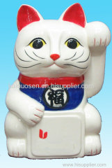 Ceramic lucky cat