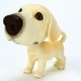 Polyresin bobble head dog