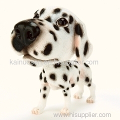 Polyresin bobble head dog