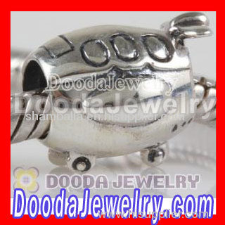 european 925 Sterling Silver Airplane Beads fit on European Largehole Jewelry Bracelet