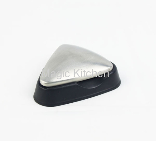Metal Soap with Holder Triangle Shape