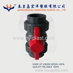 pvc female union ball valve