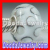 Charm Jewelry Glass Beads with 925 Sterling Silver Single Core, fit on Bighole Jewelry, Italian Charms Bracelet Jewelry