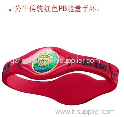 NBA BULLS POWER BALANCE ENERGY WRISTBANDS BRACELETS BANDS