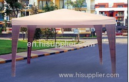 rattan steel gazebo