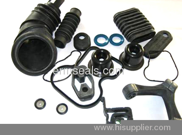 Molded rubber parts