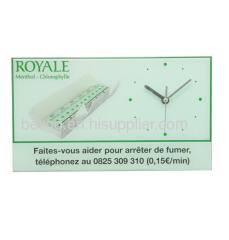 Square Glass Wall Clock