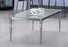 Tempered glass table